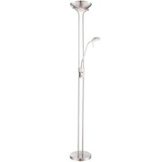 GLOBO Podłogowa lampa LED LEONAS, niklowa, 59020 GLOBO 59020