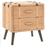 vidaXL Szafka nocna, lite drewno jodłowe, 50 x 35 x 57 cm vidaXL 245771