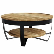 vidaXL Stolik kawowy, surowe drewno mango, 65 x 32 cm vidaXL 244675