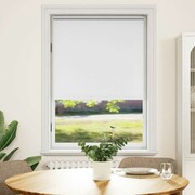 vidaXL Roleta okienna zaciemniająca biała 120 x 175 cm vidaXL 240123