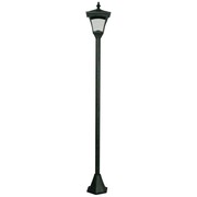Luxform Lampa solarna LED Casablanca na słupku, czarna, 31159 Luxform 31159