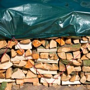 Nature Plandeka na drewno, 3x4 m, PE, zielona, 6072418 Nature 6072418