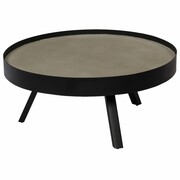 vidaXL Stolik kawowy z betonowym blatem, 74 x 32 cm vidaXL 246086