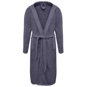 vidaXL 500 g/m² Szlafrok unisex bawełna 100% kolor Antracyt rozmiar XXL vidaXL 130574