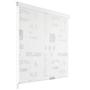 vidaXL Roleta prysznicowa 180 x 240 cm, z napisami i wzorami vidaXL 142876
