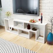 vidaXL Szafki pod TV w kształcie L białe 2 szt. vidaXL 243066