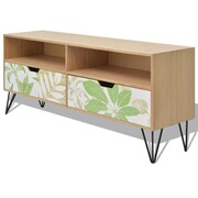 vidaXL Szafka pod TV z MDF, 120x30x50 cm, brązowa vidaXL 243700