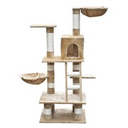 vidaXL Drapak dla kota 122 cm Pluszowy Pluszowy vidaXL 170134