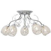 vidaXL Lampa sufitowa na 5 żarówek LED G9 200 W vidaXL 50502