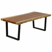 vidaXL Stolik kawowy z litego drewna suar, 102 x 56 x 41 cm vidaXL 245503
