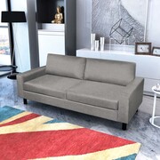 vidaXL Sofa 3-osobowa, materiałowa, jasnoszara vidaXL 241615