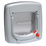 PetSafe Drzwiczki dla kota z 4 opcjami Deluxe 340, szary, 5004 PetSafe 5004