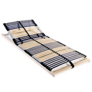 vidaXL Stelaż do łóżka z 42 listwami, drewno FSC, 7 stref, 70x200 cm vidaXL 246467