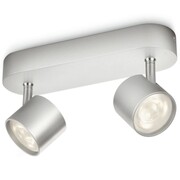 Philips myLiving Reflektor LED Star, 2 x 4,5 W, szary, 562424816 Philips 562424816