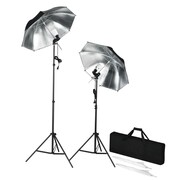 vidaXL Przenośny zestaw stroboskopów do studio ze statywami i parasolkami vidaXL 190012