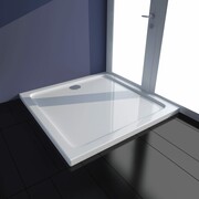 vidaXL Brodzik prysznicowy prostokątny, ABS, biały, 70 x 100 cm vidaXL 141447