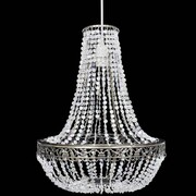 vidaXL Kryształowa lampa wisząca z abażurem, 36,5 x 46 cm vidaXL 241121