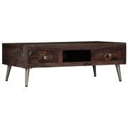 vidaXL Stolik kawowy z drewna odzyskanego, 100 x 60 x 35 cm vidaXL 245918