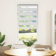 vidaXL Roleta Zebra (40 x 100 cm) Biała vidaXL 240182