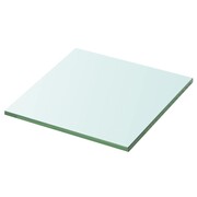 vidaXL Półka szklana, bezbarwny panel, 20x20 cm vidaXL 243804