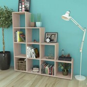vidaXL Regał schodkowy, 142 cm, kolor dębowy vidaXL 242551