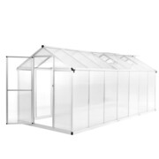 vidaXL Szklarnia z aluminiową ramą, 421x190x195 cm, 15,6 m³ vidaXL 45217