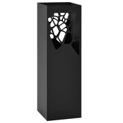 vidaXL Stojak na parasole, design w kamyki, stalowy, czarny vidaXL 246798