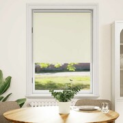 vidaXL Roleta okienna zaciemniająca ciemna biel 120 x 175 cm vidaXL 240124