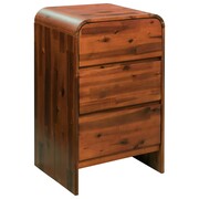 vidaXL Komoda z litego drewna akacjowego, 45 x 37 x 75 cm vidaXL 245194