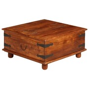 vidaXL Stolik kawowy, akacja stylizowana na sheesham, 80 x 80 x 40 cm vidaXL 245653