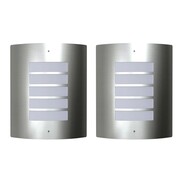 vidaXL Lampy ścienne, zewnętrzne, wodoodporne, 2 w komplecie vidaXL 160162