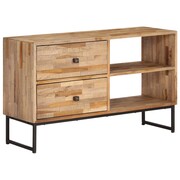 vidaXL Szafka pod telewizor z odzyskanego drewna tekowego, 90x30x55 cm vidaXL 246081