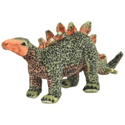vidaXL Pluszowy stegozaur, stojący, zielono-pomarańczowy, XXL vidaXL 91346