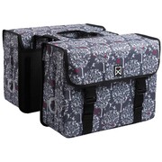 Willex Sakwy rowerowe Fantasy Trees, 36l, szare i fuksja, 13962 Willex 13962