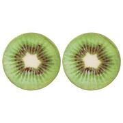vidaXL Poduszki z nadrukiem kiwi, 2 szt. vidaXL 44835