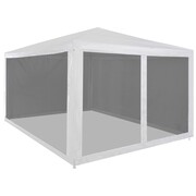 vidaXL Rozkładany namiot imprezowy z 4 siatkowymi ściankami, 4x3 m vidaXL 45109