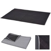vidaXL Koc piknikowy szary i czarny, 100x150 cm vidaXL 131576
