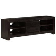 vidaXL Szafka pod TV, drewno akacjowe, 120 x 30 x 40 cm, ciemnobrązowa vidaXL 246098