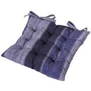 Madison Poduszka na siedzisko Denim Stripe, 46x46 cm, niebieska Madison TOSCF365