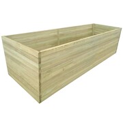 vidaXL Donica ogrodowa, impregnowane drewno sosnowe, 200 x 100 x 77 cm vidaXL 43362