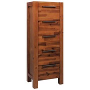 vidaXL Komoda z litego drewna akacjowego, 45 x 32 x 115 cm vidaXL 245190