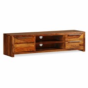vidaXL Szafka pod TV z drewna sheesham, 120 x 30 x 30 cm vidaXL 243945