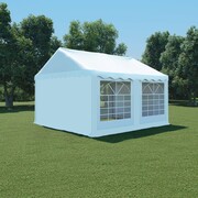 vidaXL Namiot ogrodowy z PVC, 4x4 m, biały vidaXL 274970