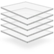 vidaXL Przezroczyste płyty akrylowe, 5 szt., 40 x 60 cm, 15 mm vidaXL 143551