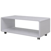 vidaXL Stolik do kawy, wysoki połysk biały vidaXL 242975