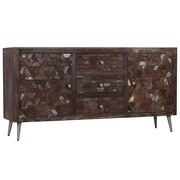 vidaXL Komoda z drewna odzyskanego, 160 x 40 x 80 cm vidaXL 245917