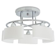 vidaXL Lampa sufitowa, 5 żarówek E14, klosze w kształcie elipsy, 200 W vidaXL 50494