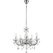GLOBO Żyrandol CUIMBRA II, akryl, chrom, przezroczysty, 63116-5 GLOBO 63116-5
