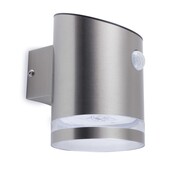 Smartwares Lampa ścienna z czujnikiem PIR, srebrna, 5000.701 Smartwares 10.045.82