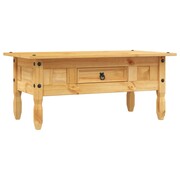 vidaXL Stolik kawowy w meksykańskim stylu Corona, sosna, 100x60x45 cm vidaXL 243736